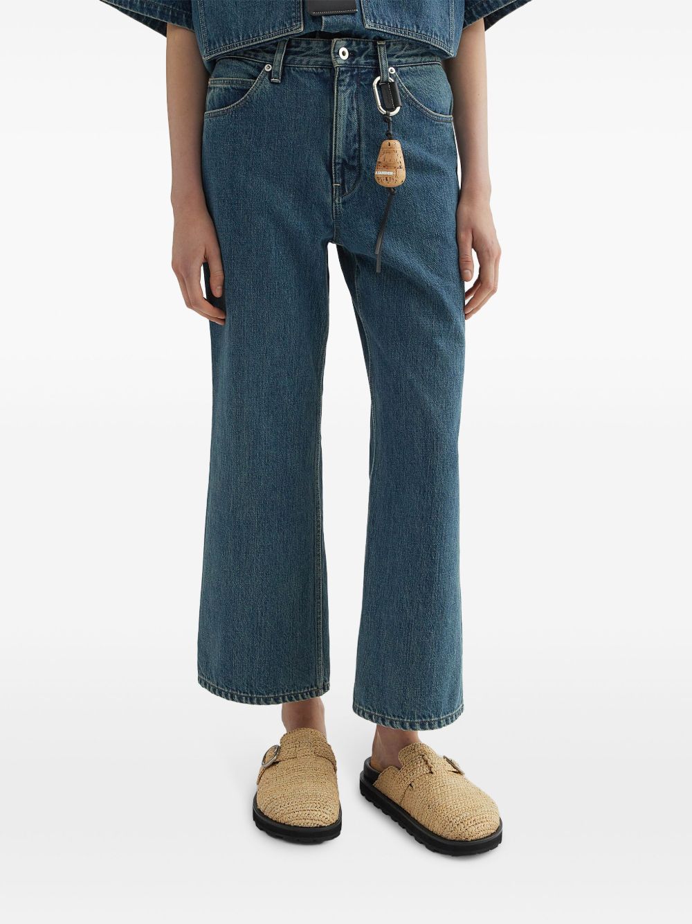 Jil Sander Plus Women's Denim Wide-Leg Jeans