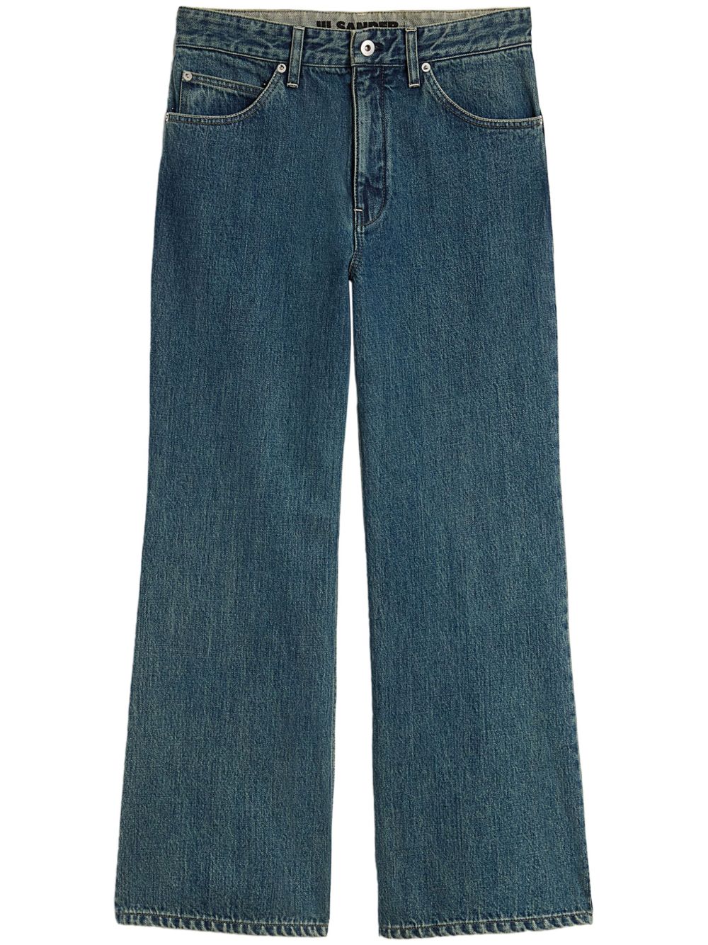 Jil Sander Plus Women's Denim Wide-Leg Jeans