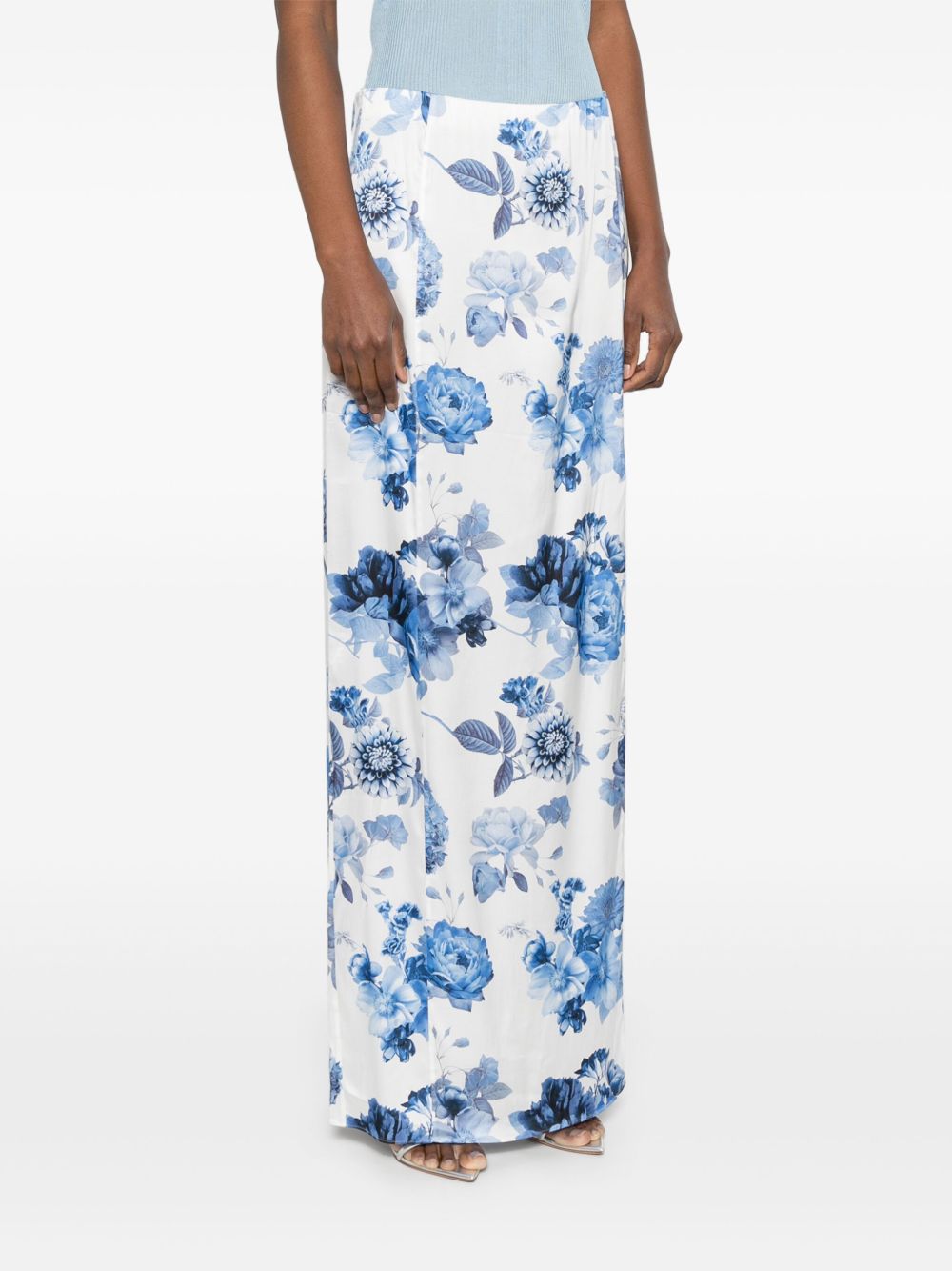 Alice + Olivia Women's Stephine Printed Long Skirt