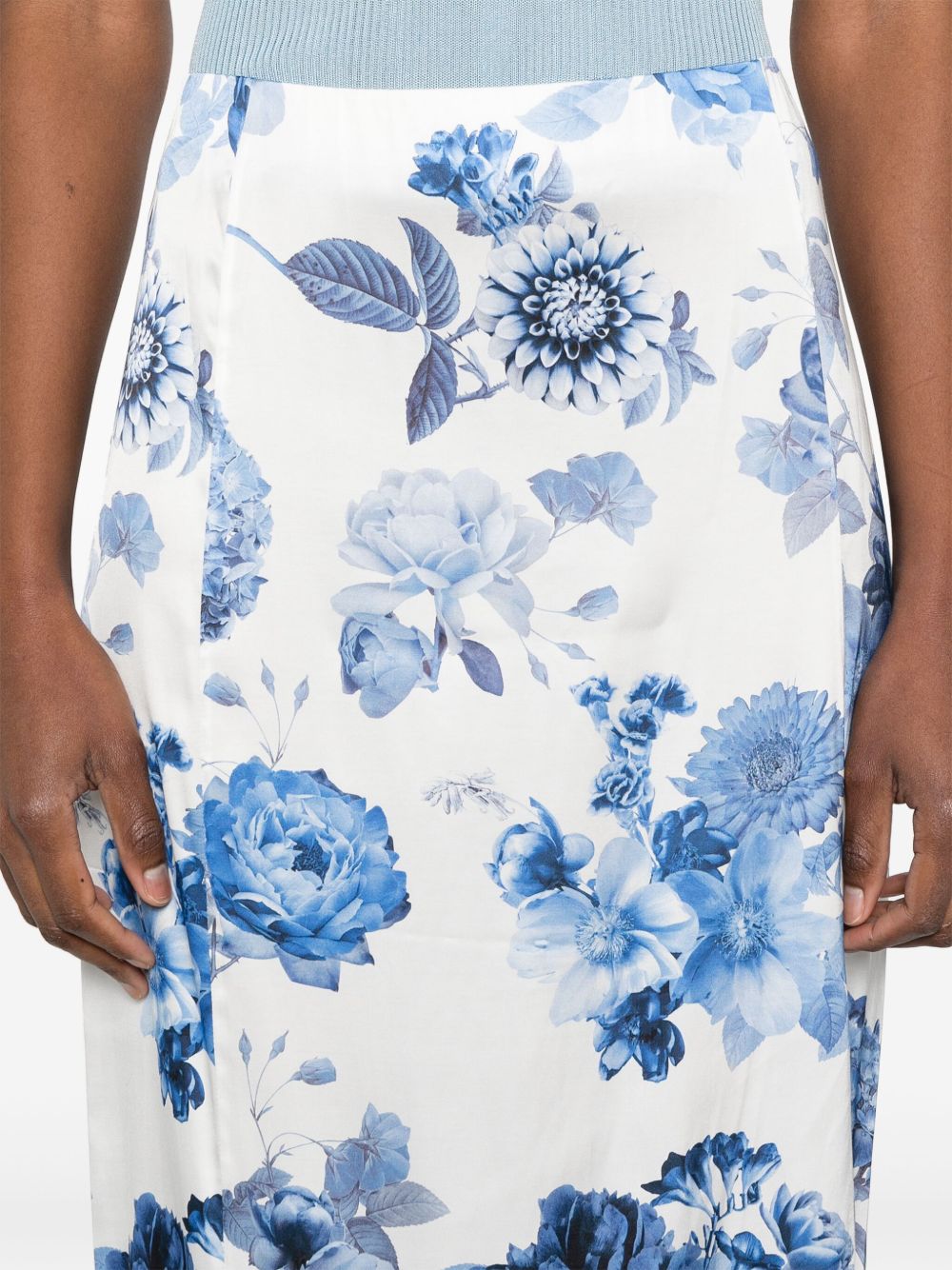 Alice + Olivia Women's Stephine Printed Long Skirt