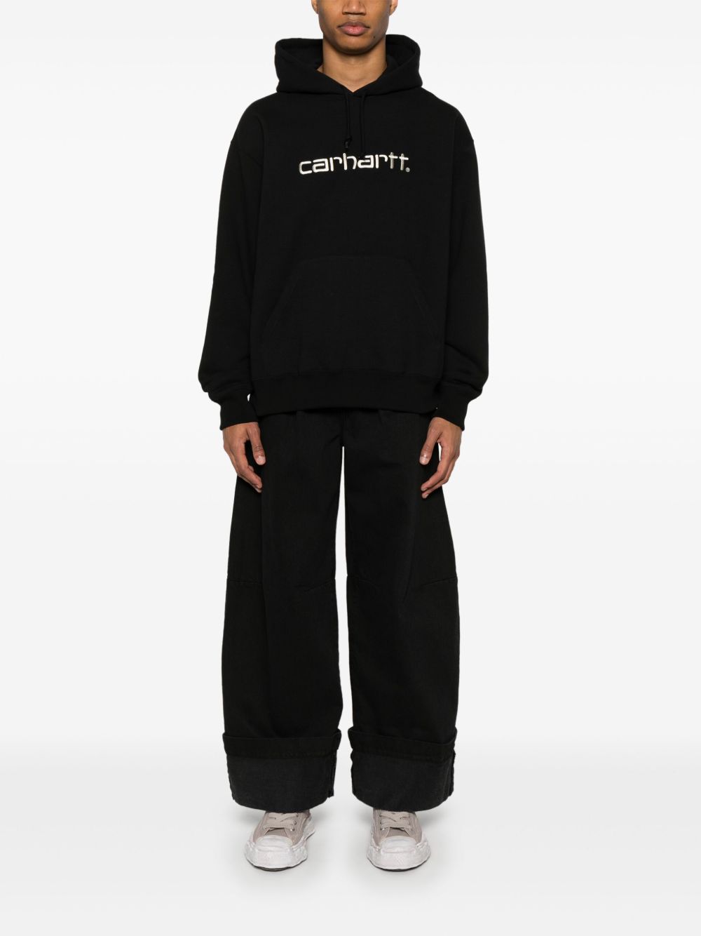 Junya Watanabe Men's Printed Cotton Hoodie