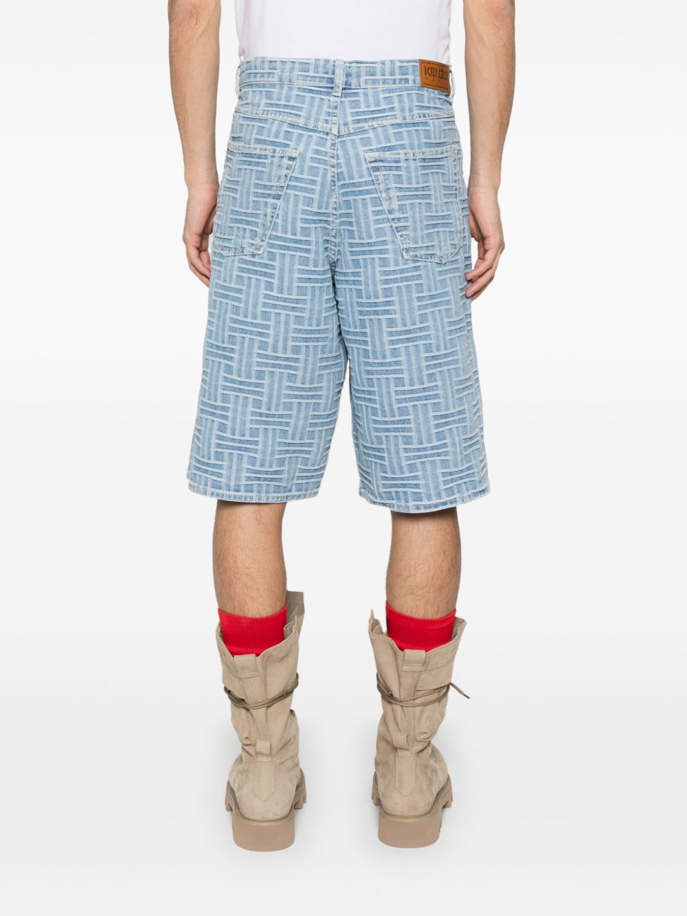 Kenzo Men's Shorts Clear Blue