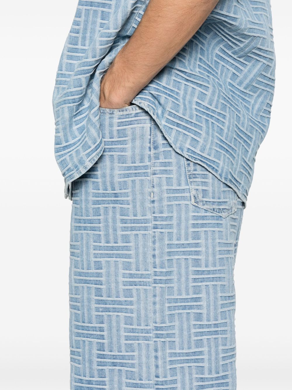 Kenzo Men's Shorts Clear Blue