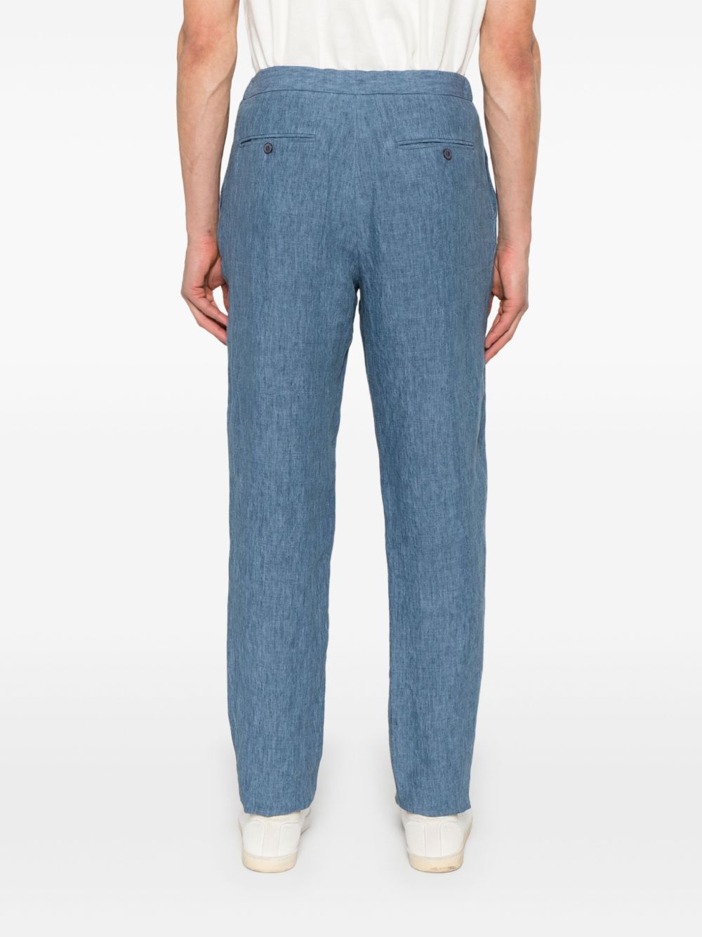 Emporio Armani Men's Trousers Clear Blue