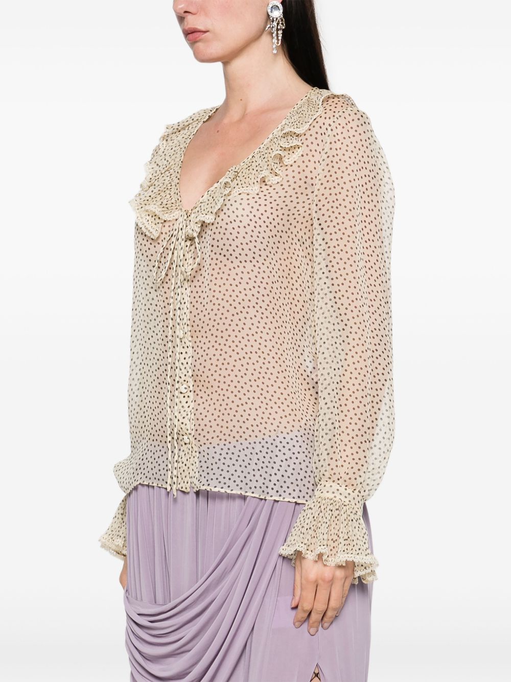 Valentino Women's Shirts Beige