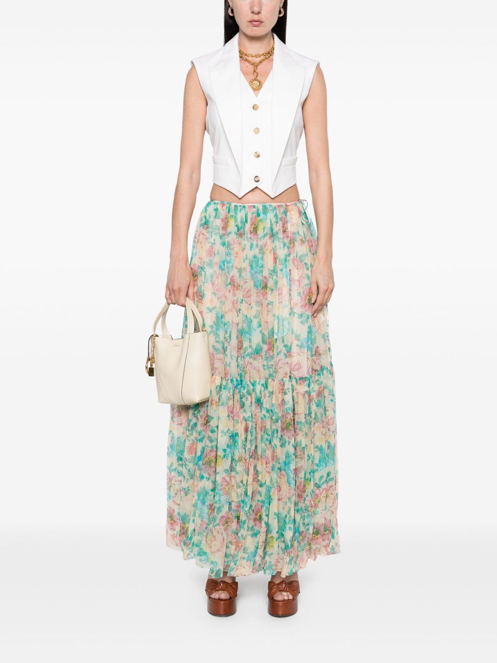 Chloè Women's Skirts Beige