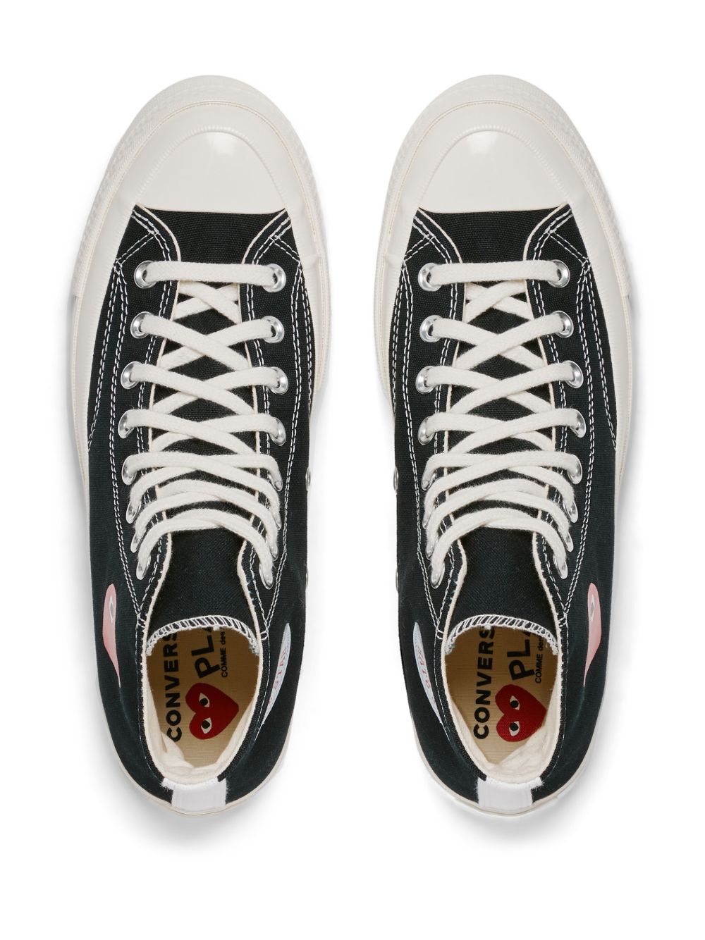 Comme Des Garcons Women's Play Single Heart Chuck 70