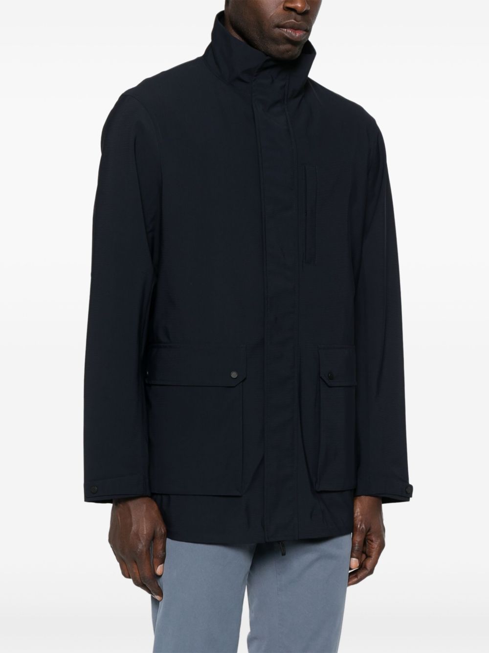 Emporio Armani Men's Capsule Coats Blue