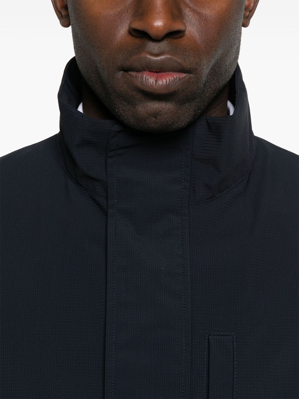 Emporio Armani Men's Capsule Coats Blue