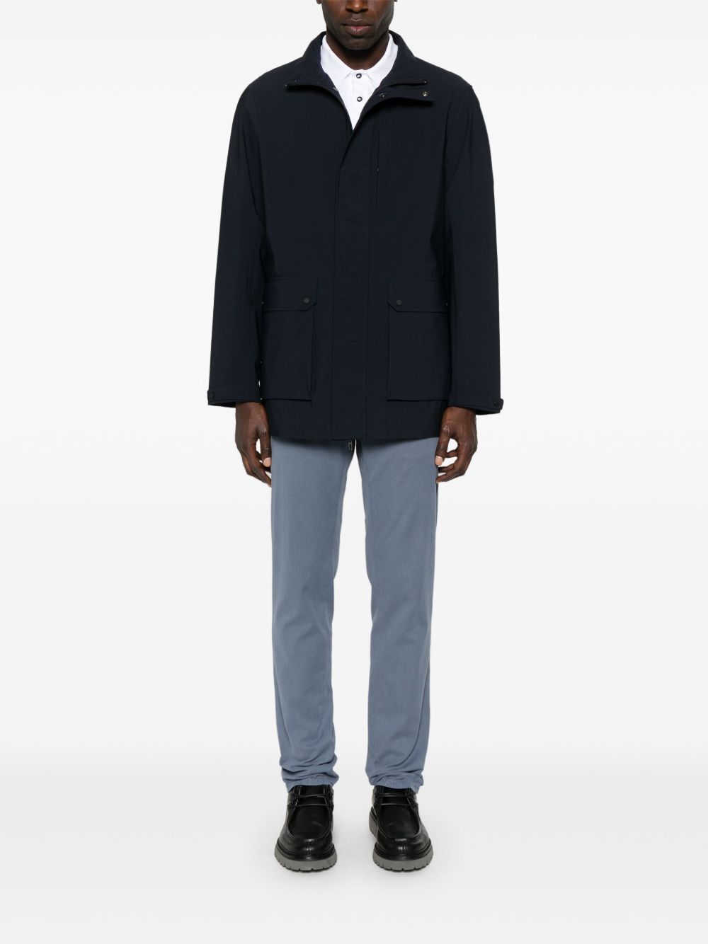 Emporio Armani Men's Capsule Coats Blue