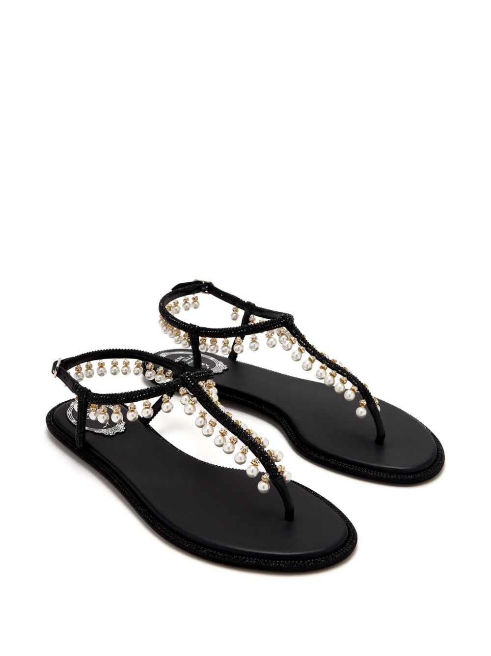 Rene' Caovilla Women's Sandals Black