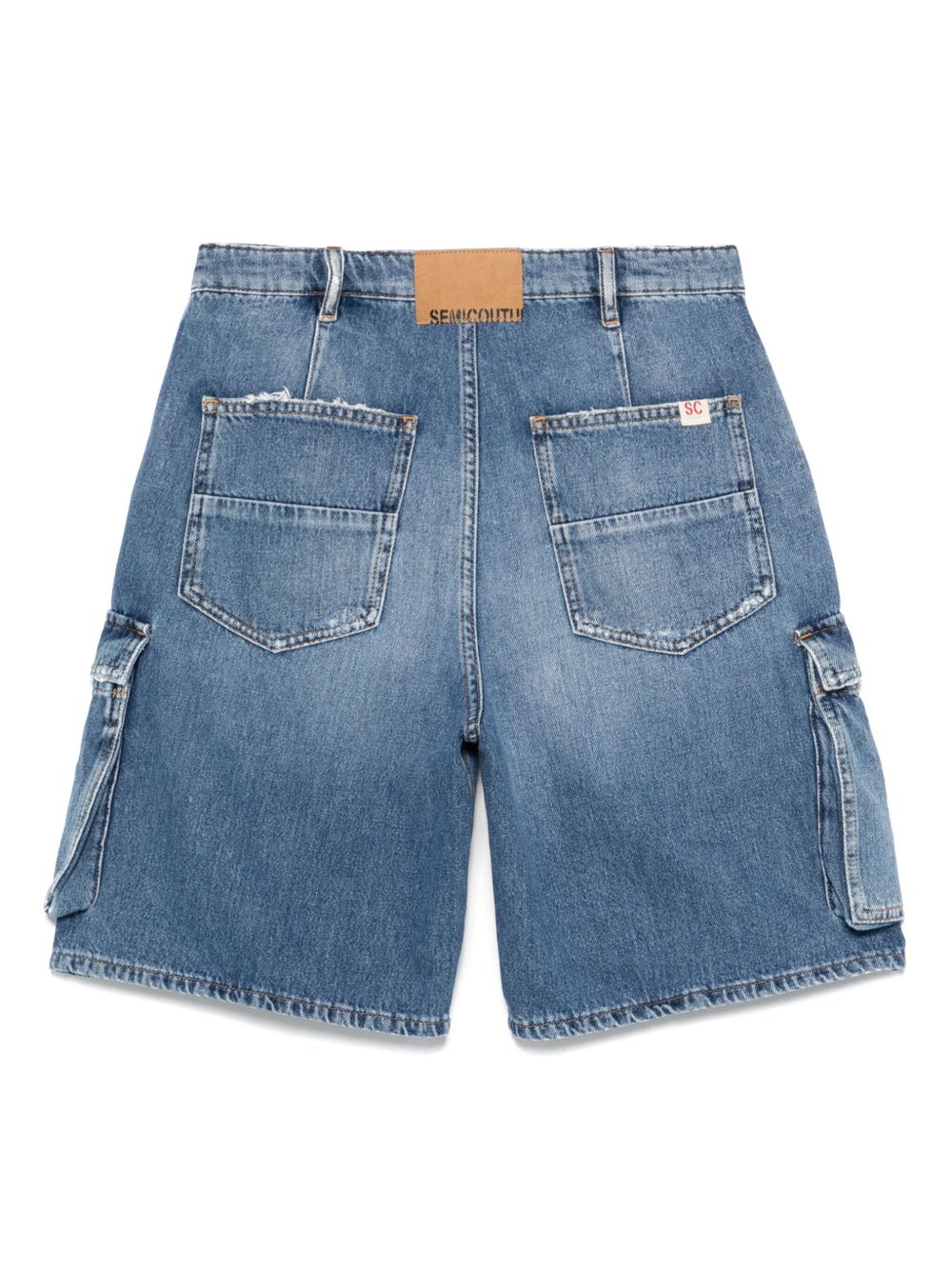 Semicouture Women's Shorts Clear Blue