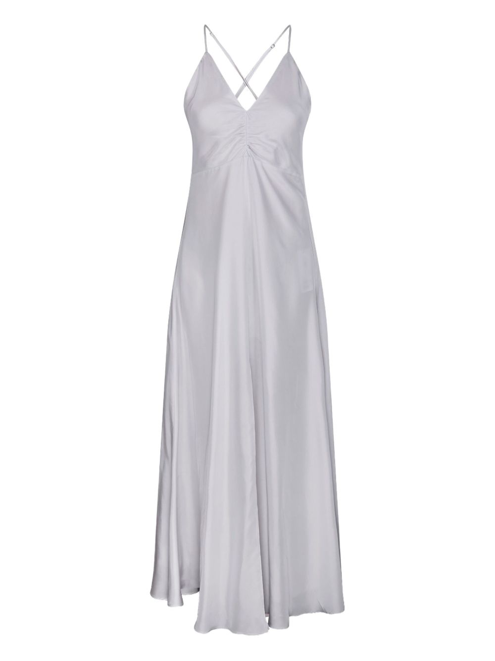Forte Forte Women's A-Line Silhouette Long Silk Slip Dress
