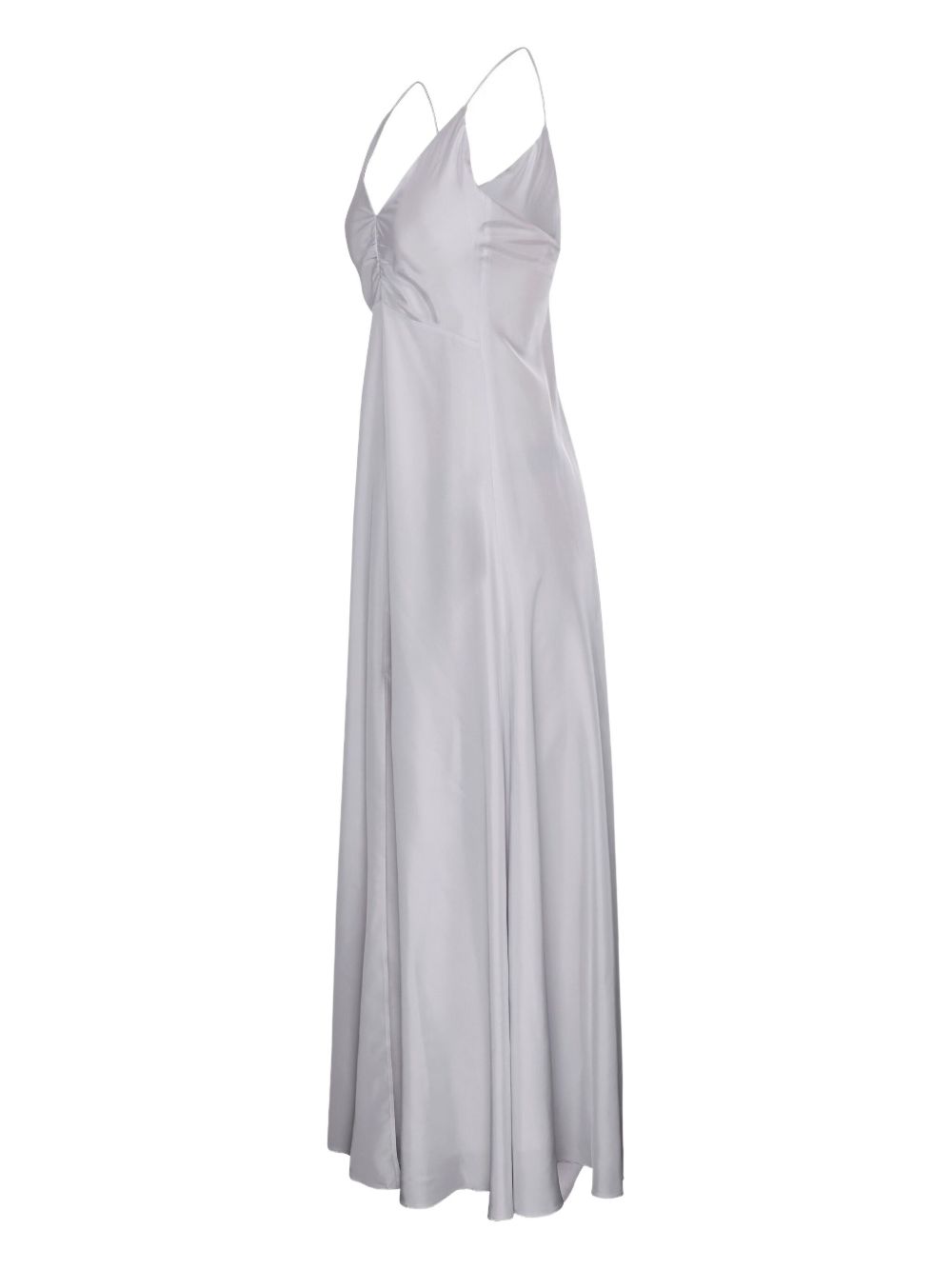 Forte Forte Women's A-Line Silhouette Long Silk Slip Dress
