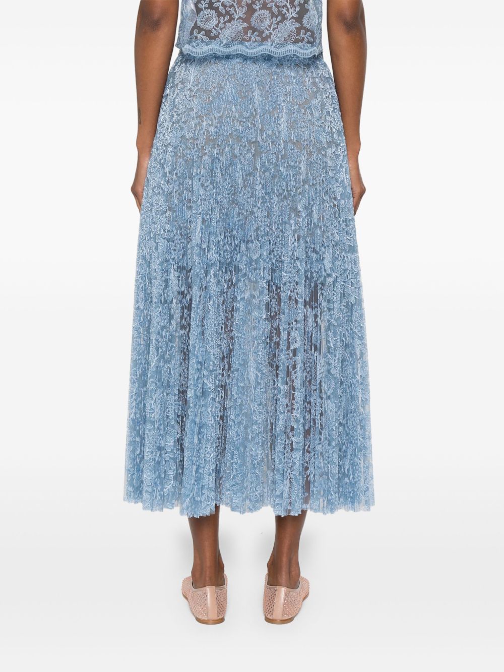 Ermanno Scervino Women's Skirts Clear Blue