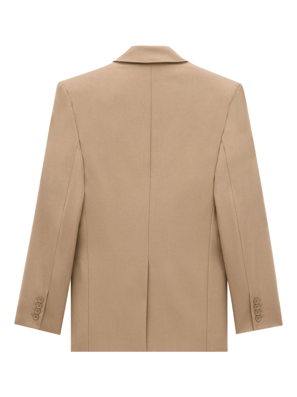Saint Laurent Men's Natural Blazer Structured Wool