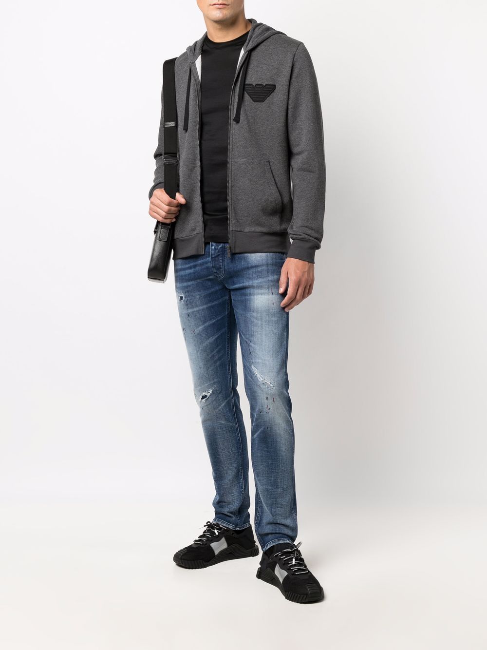 Emporio Armani Men's T-Shirts And Polos Black