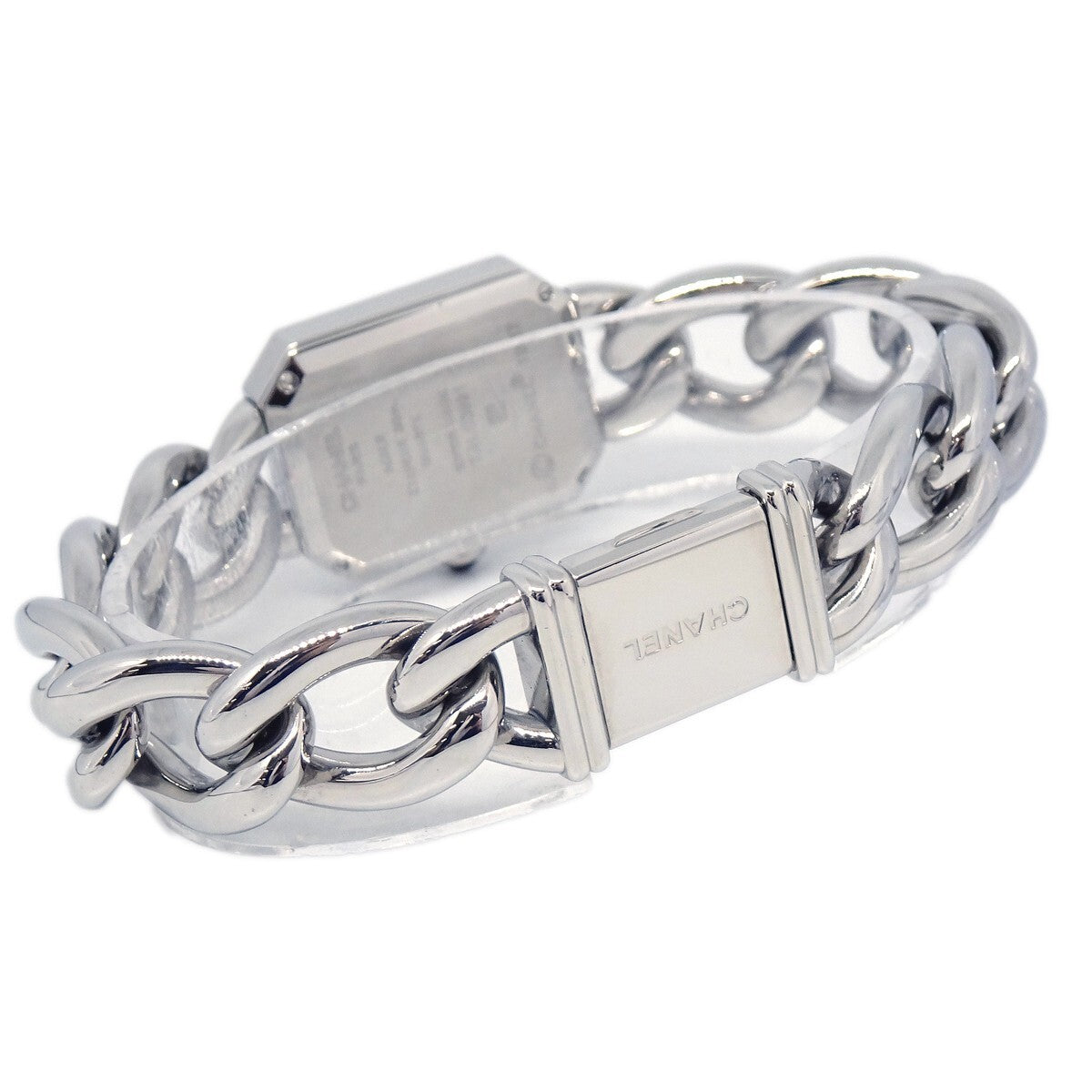 Chanel Premiere Chain Quartz Stainless Steel With Diamond Bezel Watch (Pre-Owned)