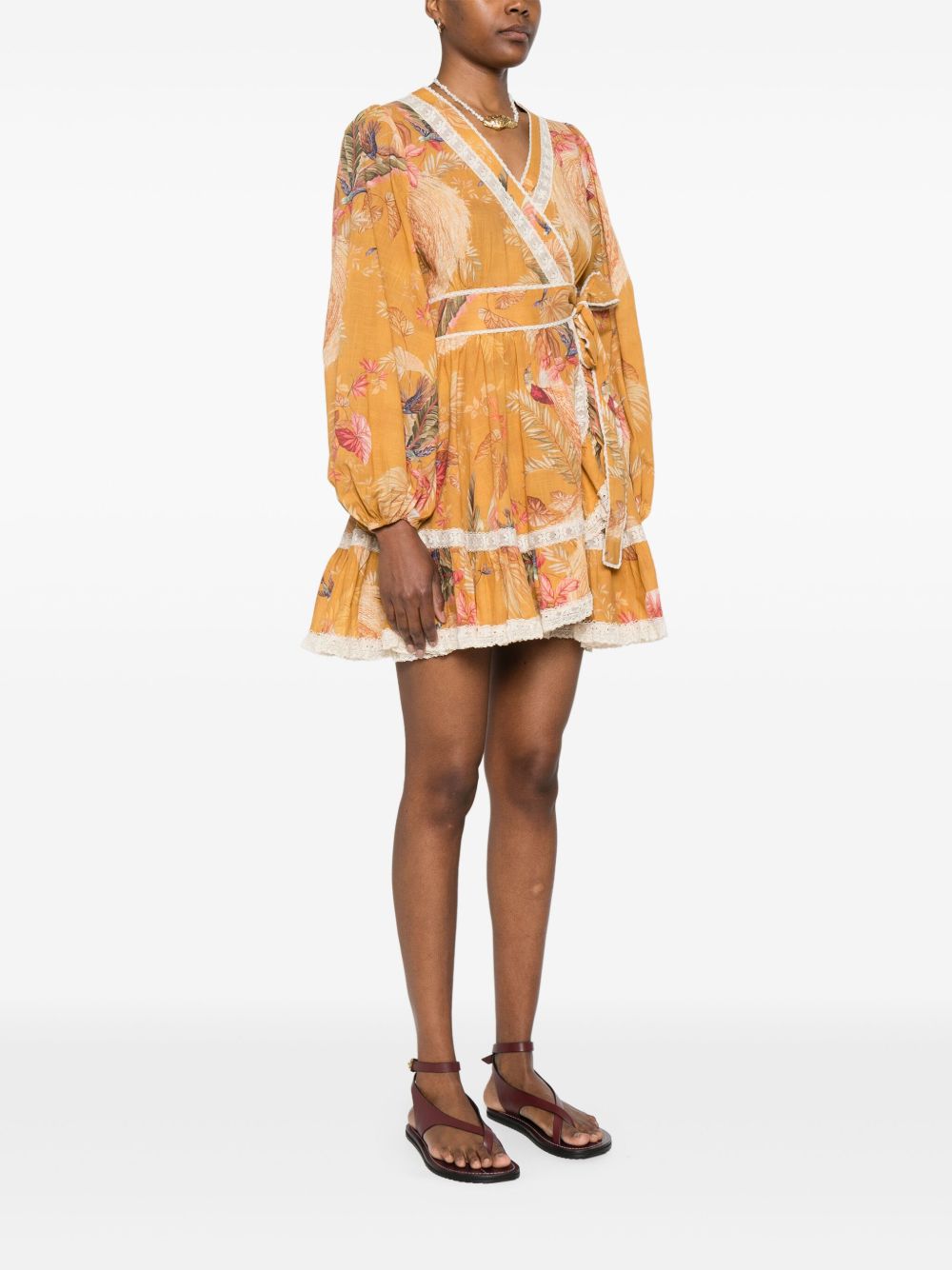 Zimmermann Women's Ascension Ruffle Mini Dress