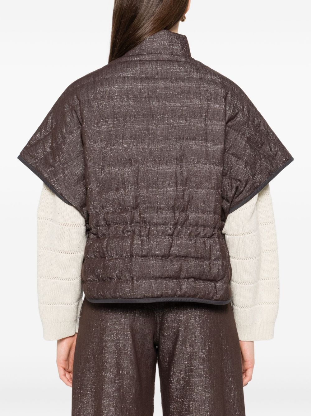 Brunello Cucinelli Women's Quilted Zip-Front Jacket