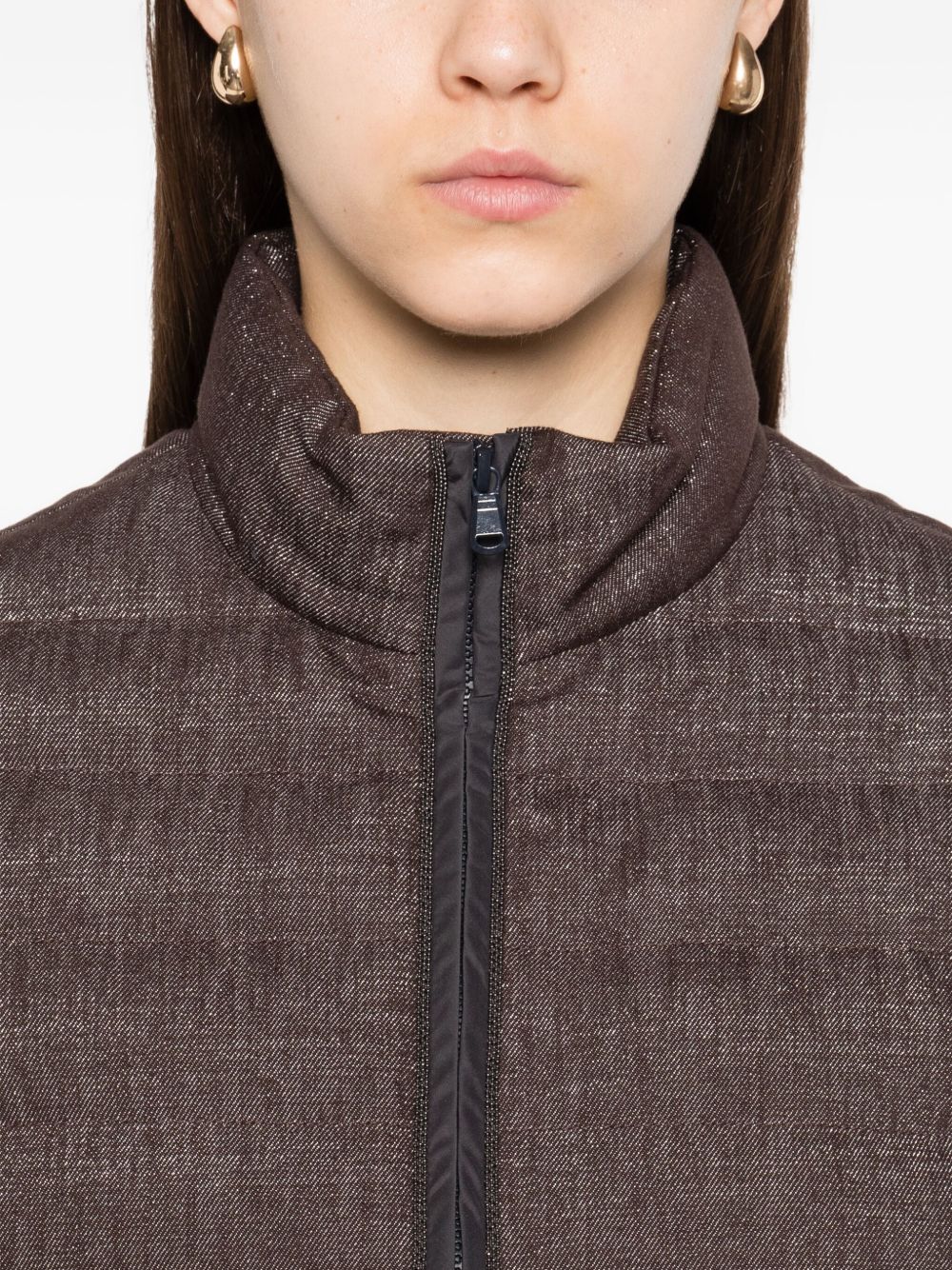 Brunello Cucinelli Women's Quilted Zip-Front Jacket