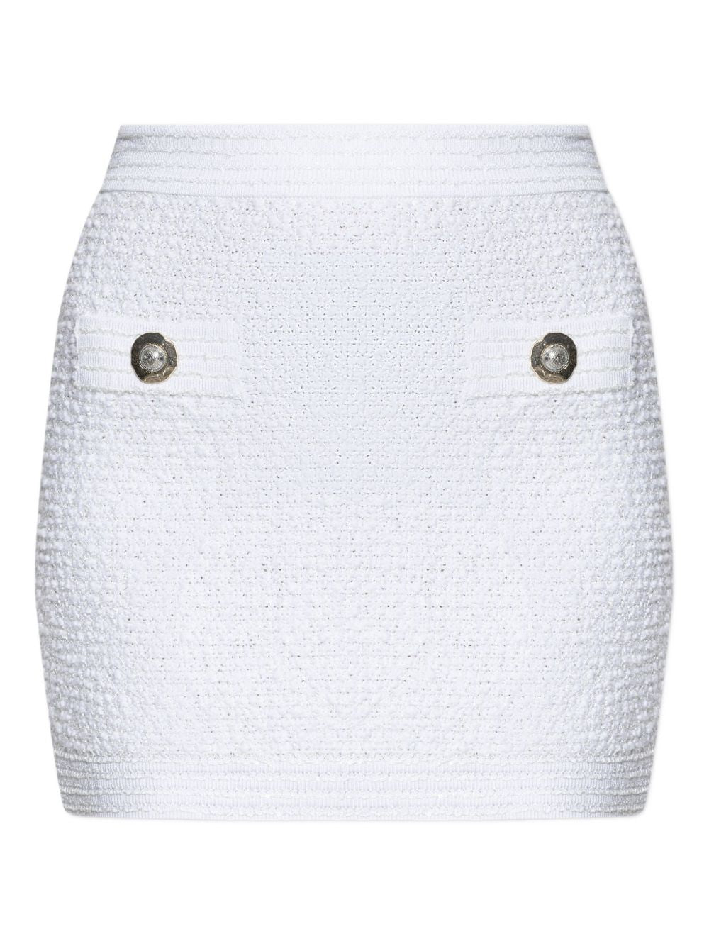 Balmain Women's Tweed Mini Skirt