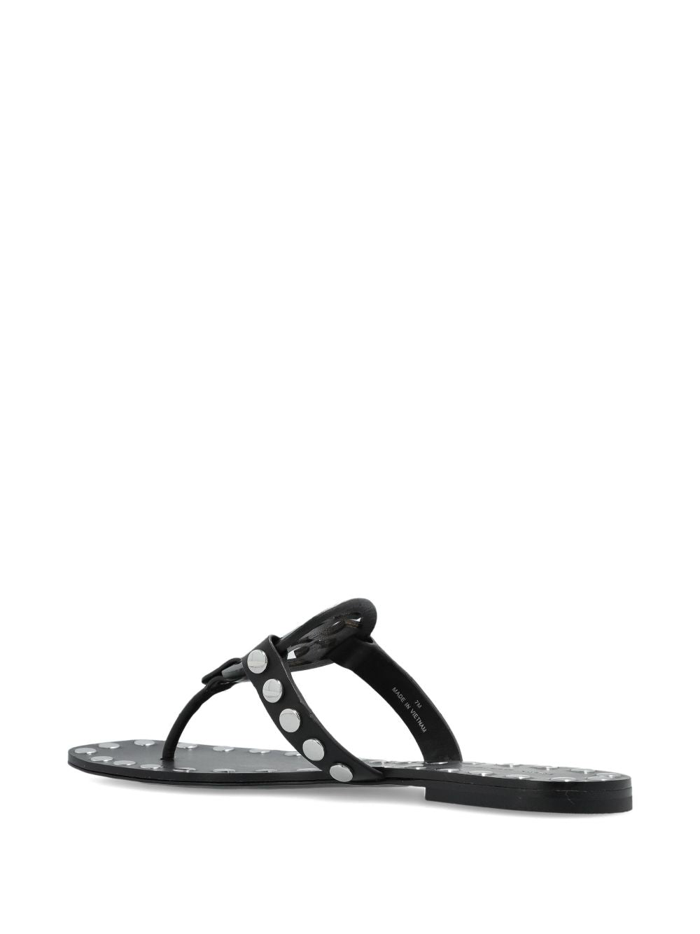 Tory Burch Women's Studded Miller Patent Flat Sandals