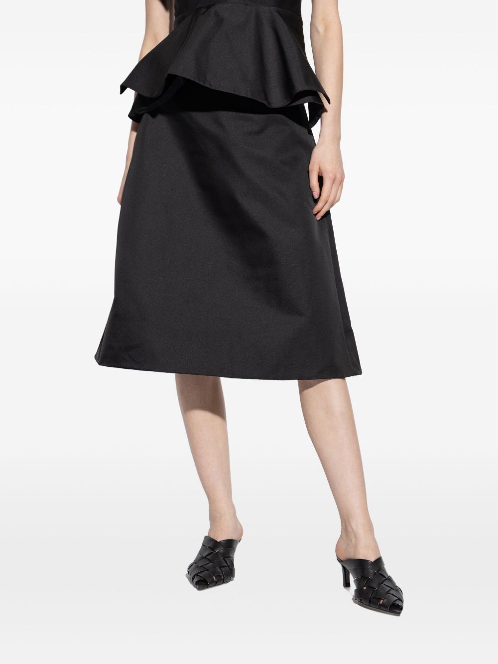 Alexander Mcqueen Women's Satin A-Line Skirt
