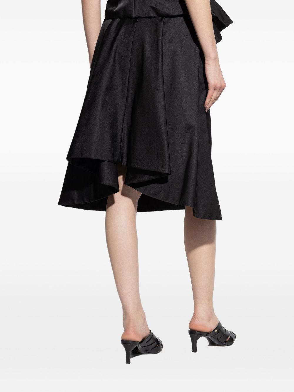 Alexander Mcqueen Women's Satin A-Line Skirt