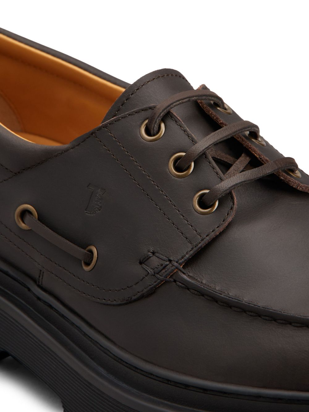 Tod's Men's Leather Boat Shoes