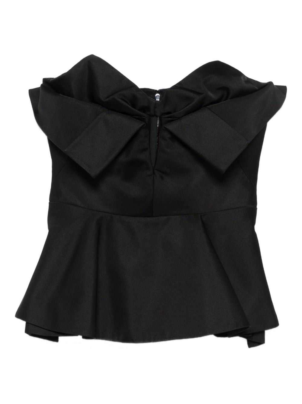 Alexander Mcqueen Women's Bow-Detailed Peplum Top