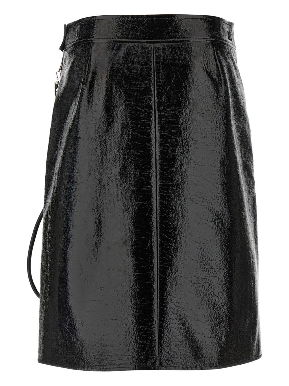 Courreges Pre Women's Vynil Midi Skirt