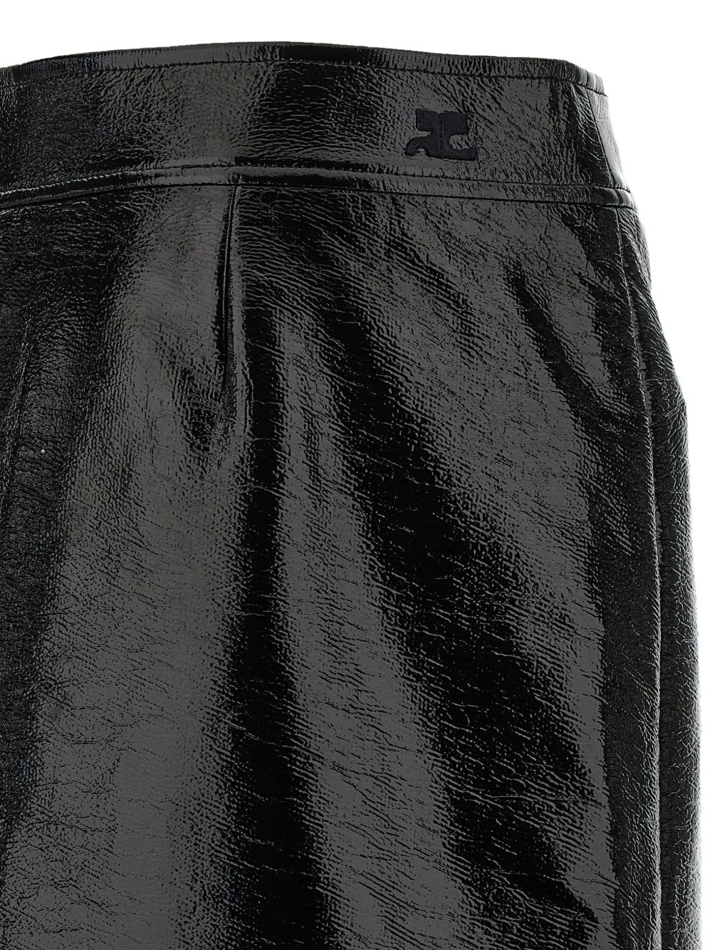 Courreges Pre Women's Vynil Midi Skirt