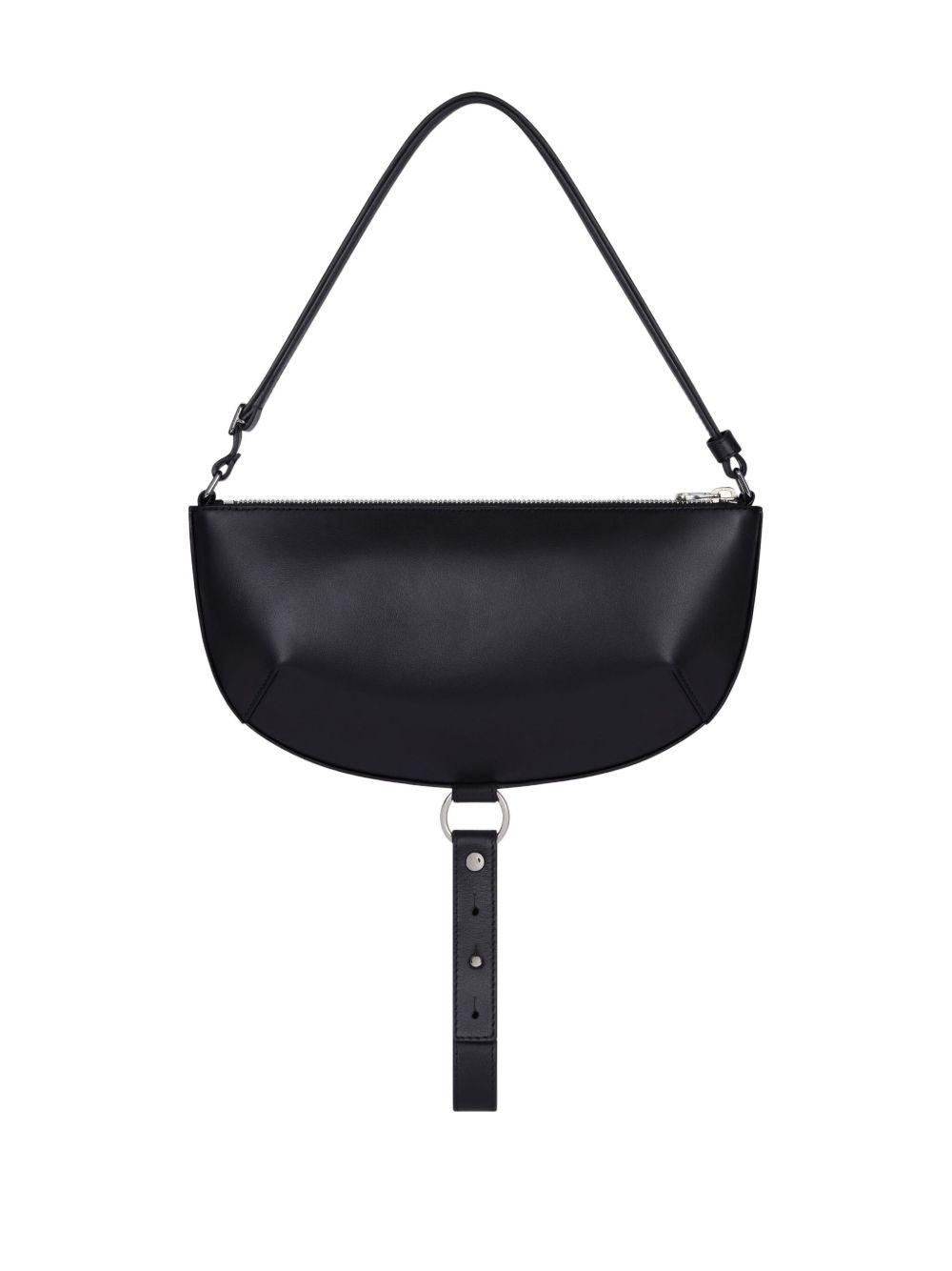 Courreges Pre Women's Half-Moon Leather Shoulder Bag