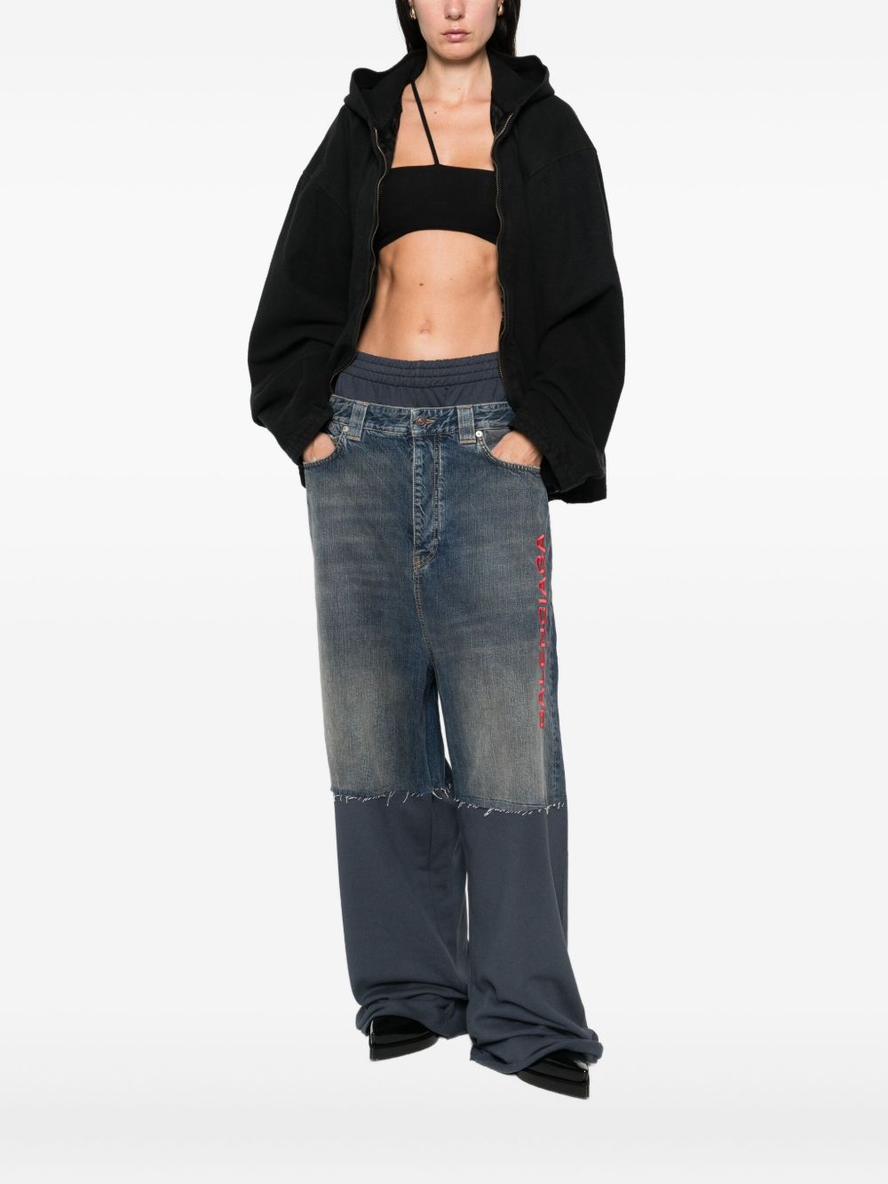 Balenciaga Men's Jacket With Hood And Zip