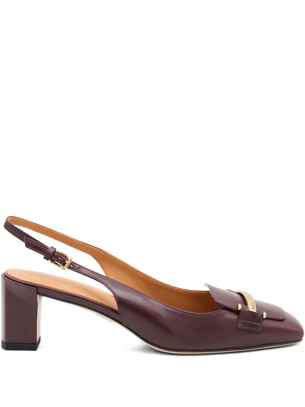 Tod's Women's Barretta 40 Leather Slingback Pumps