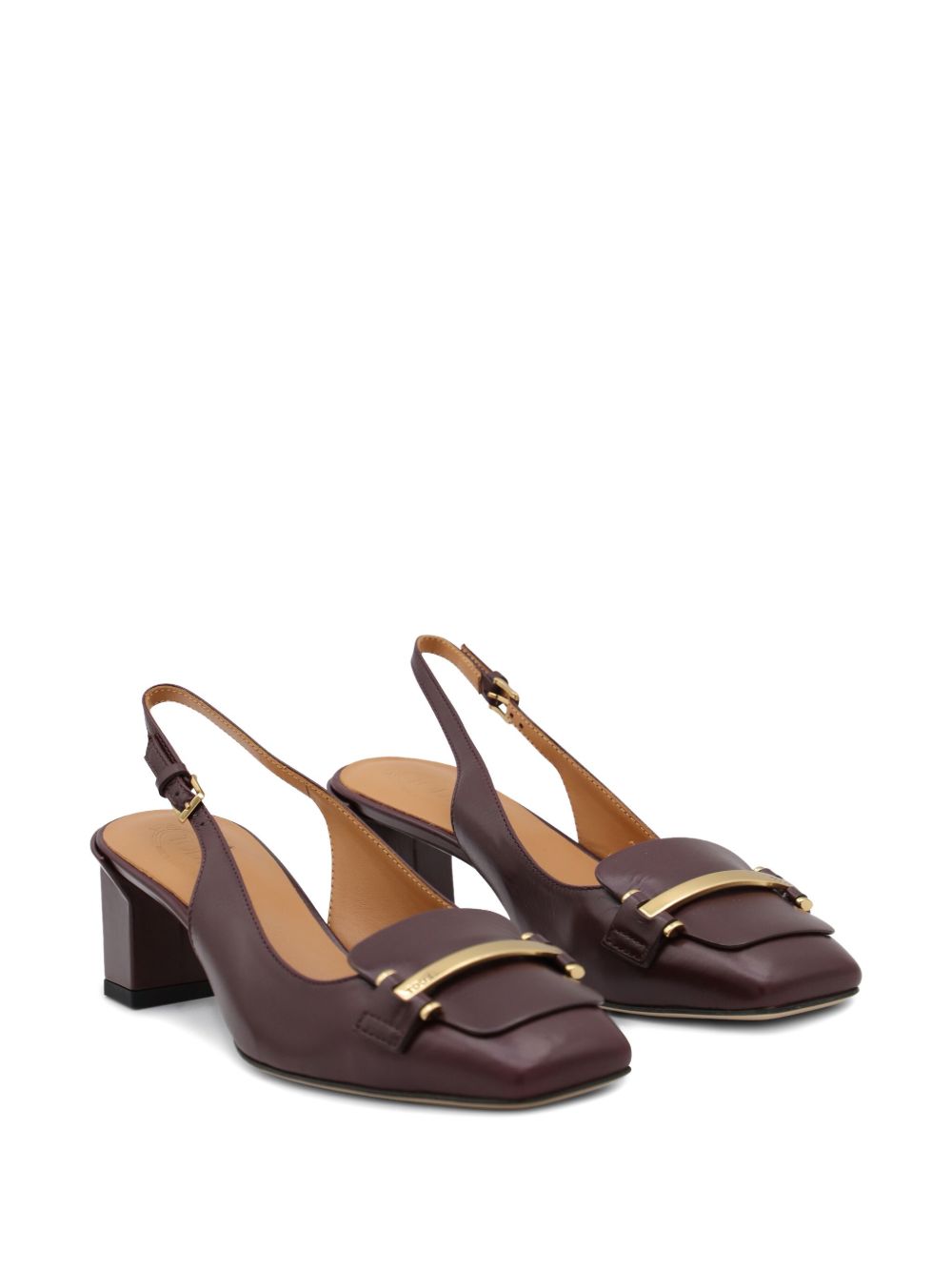 Tod's Women's Barretta 40 Leather Slingback Pumps