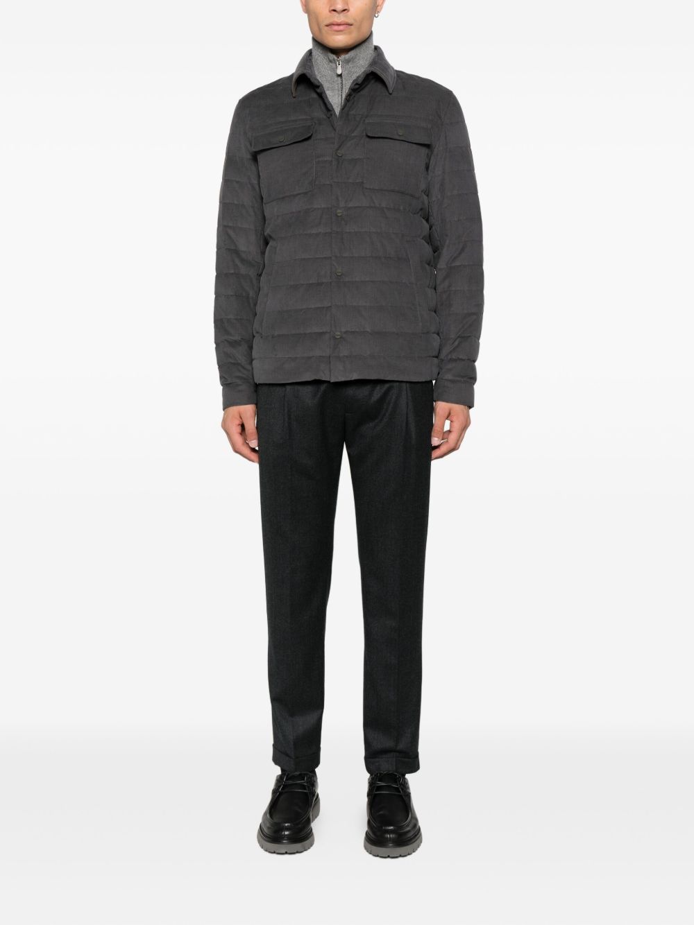 Herno Men's Quilted Down Jacket