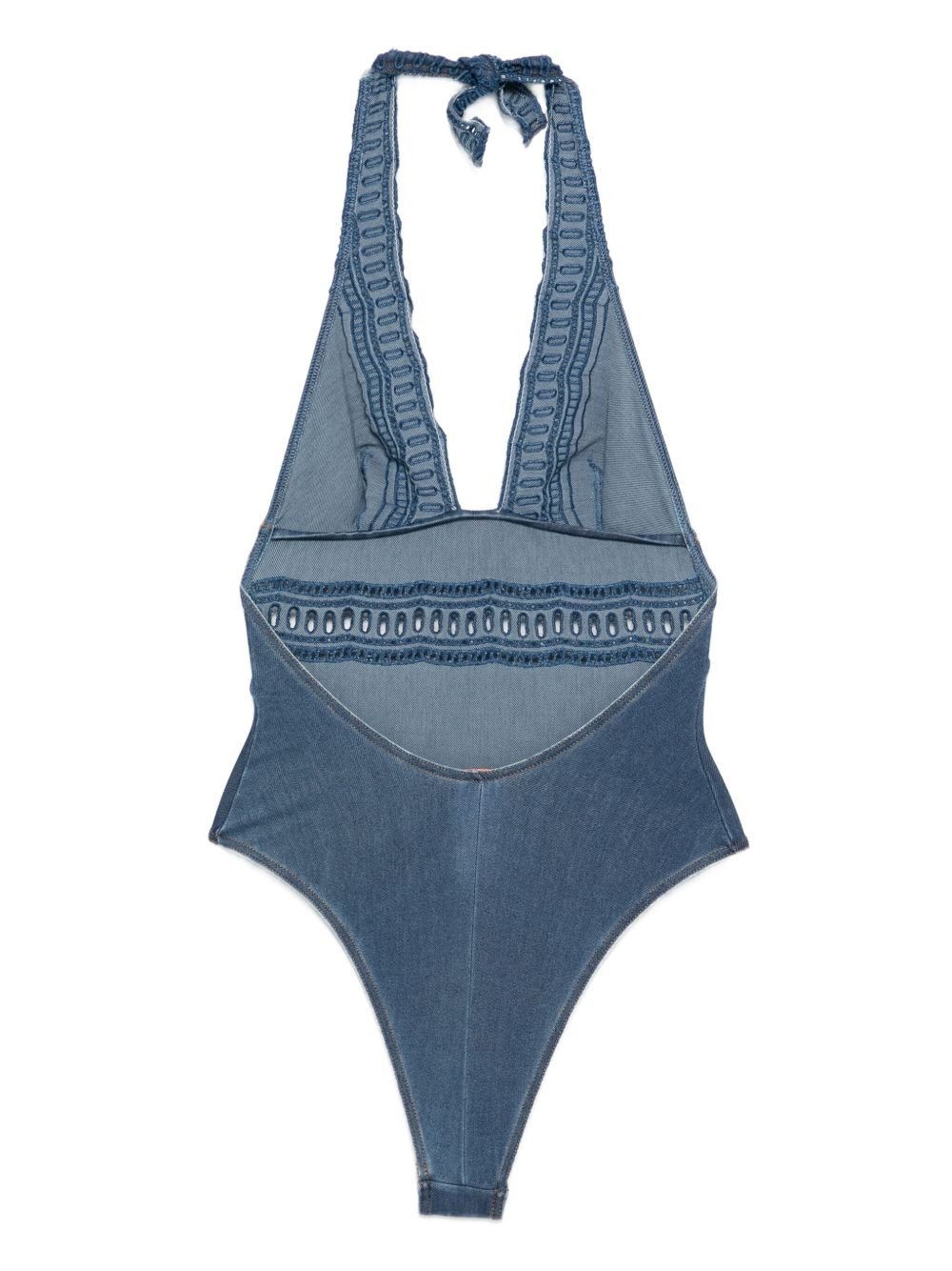 Ermanno Scervino Women's Crochet-Lace Halter Swimsuit
