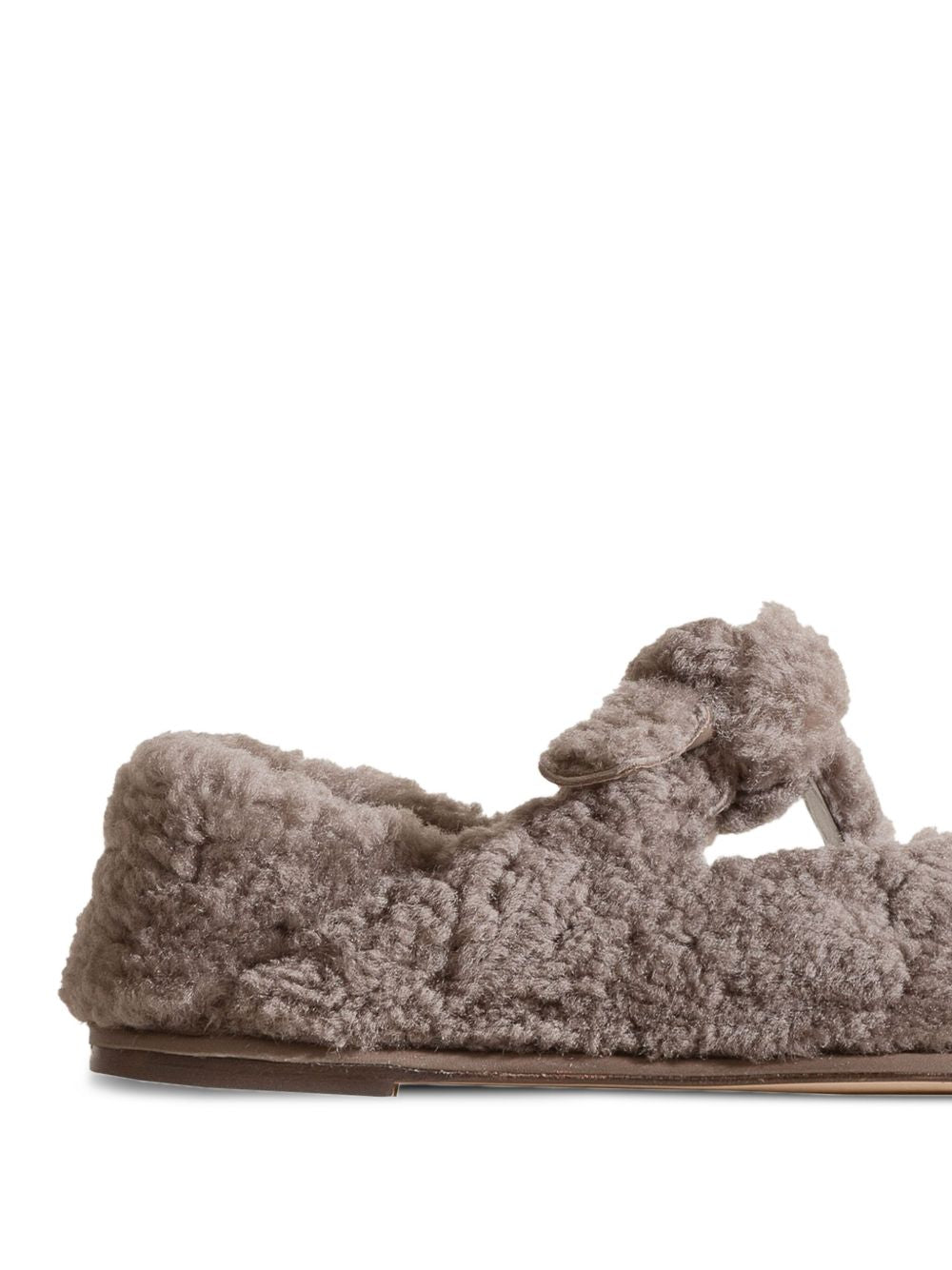 Hereu Women's Llasada Shearling Ballet Flats