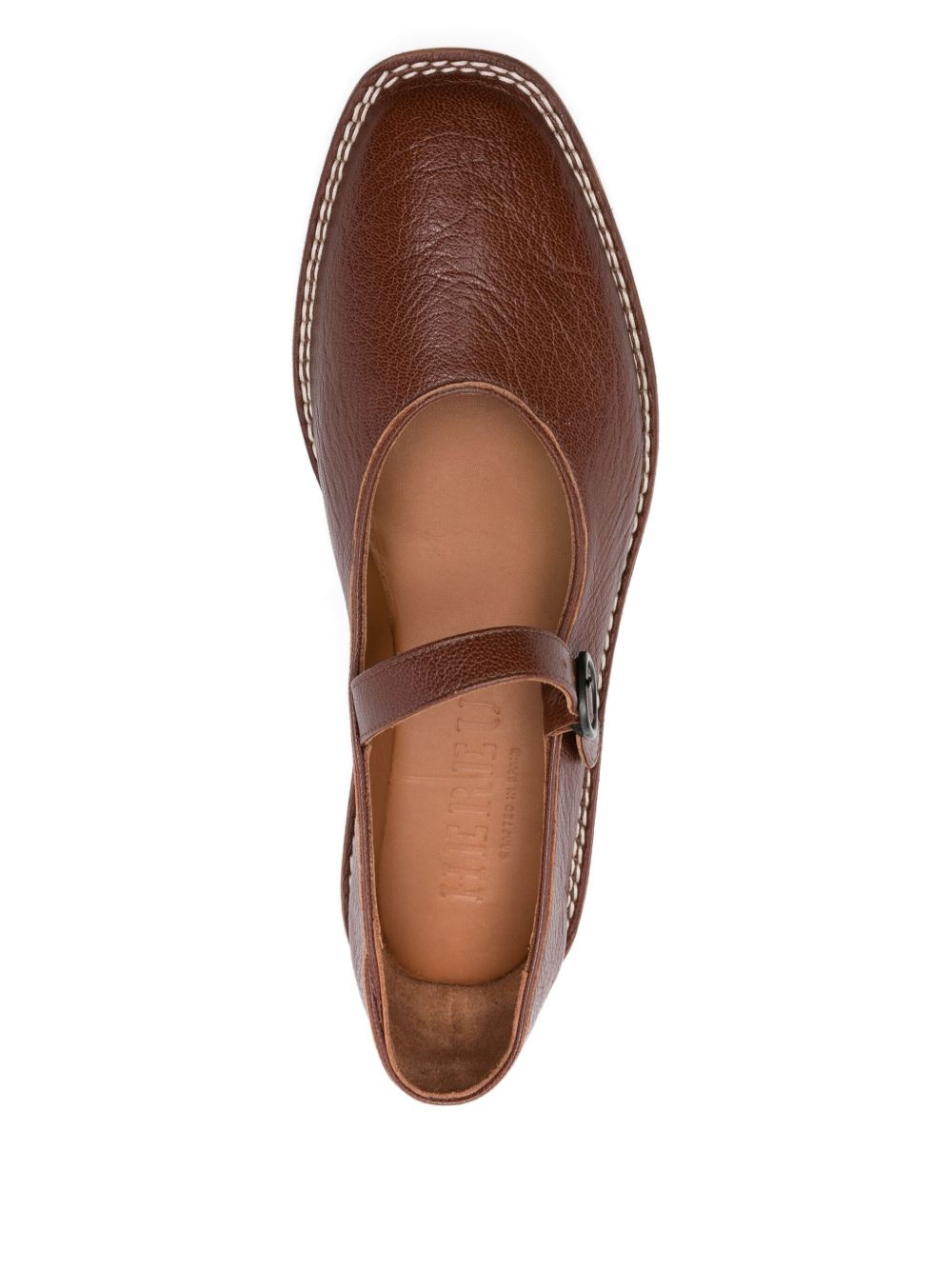 Hereu Women's Brava Leather Ballet Flats
