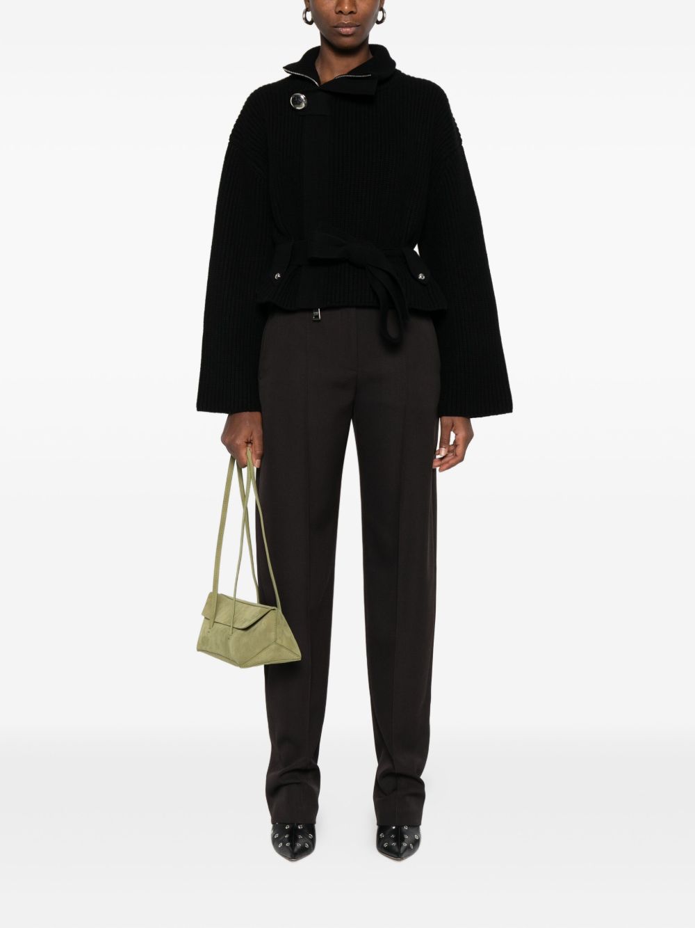 Alexander Mcqueen Women's Pressed-Crease Tailored Trousers