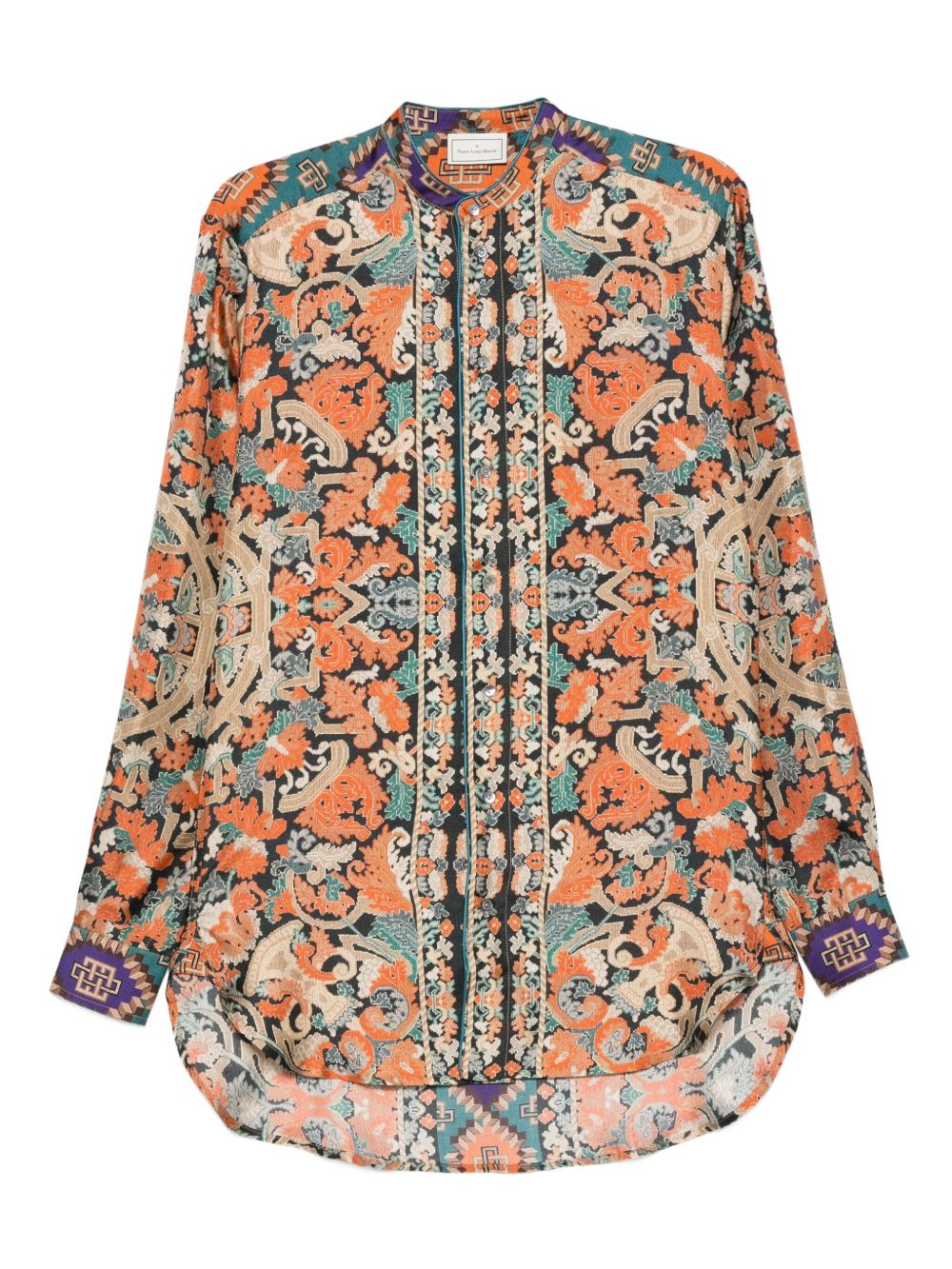 Pierre Louis Mascia Women's Printed Silk Shirt