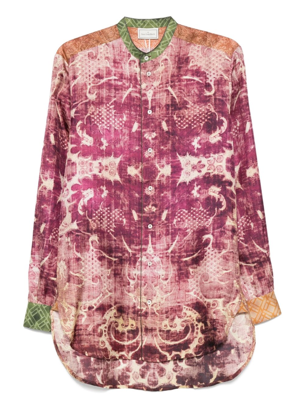Pierre Louis Mascia Women's Printed Silk Shirt