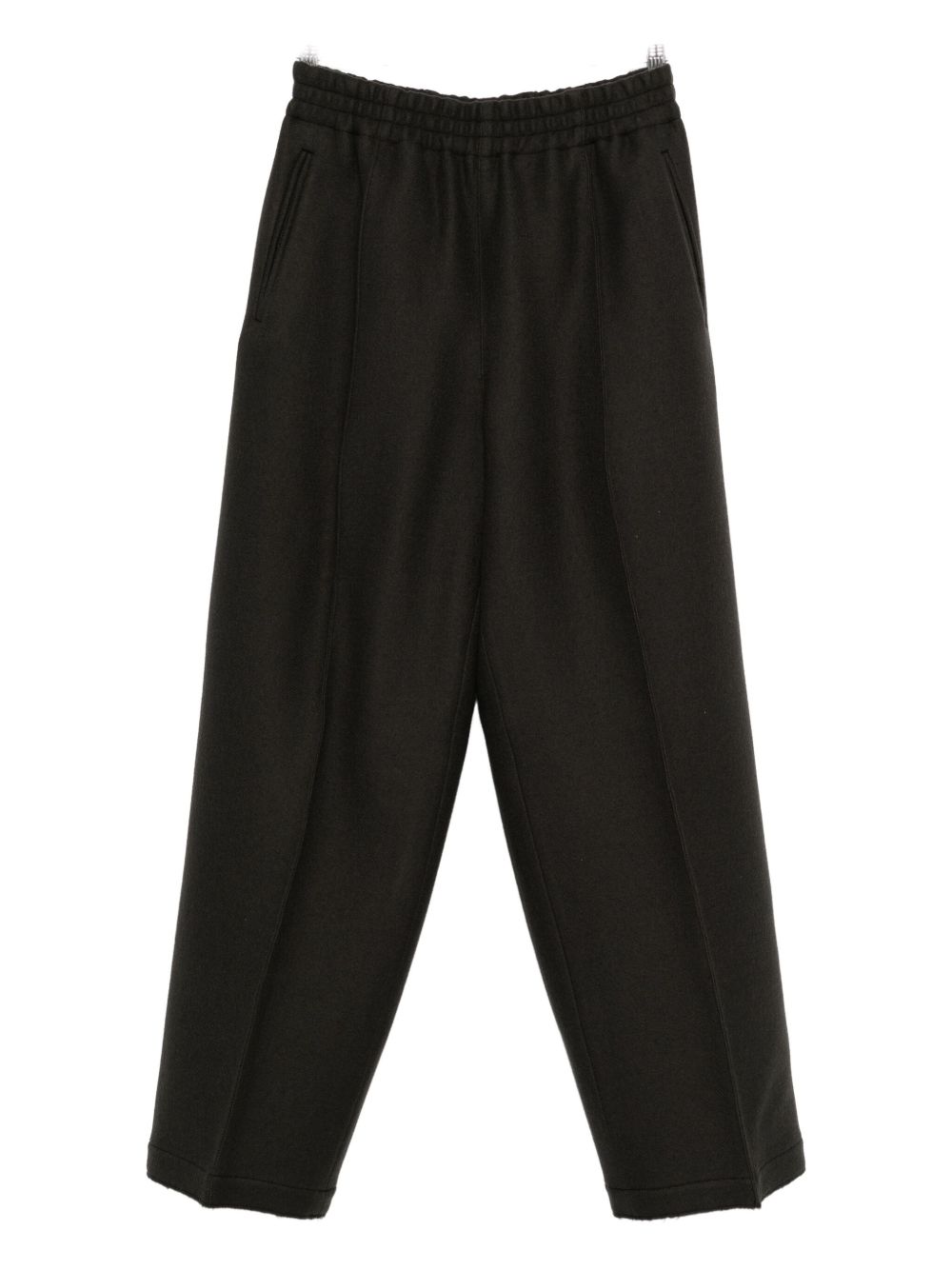 Ami Paris Women's Wool Wide-Leg Trousers