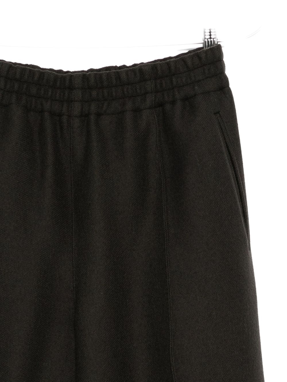 Ami Paris Women's Wool Wide-Leg Trousers