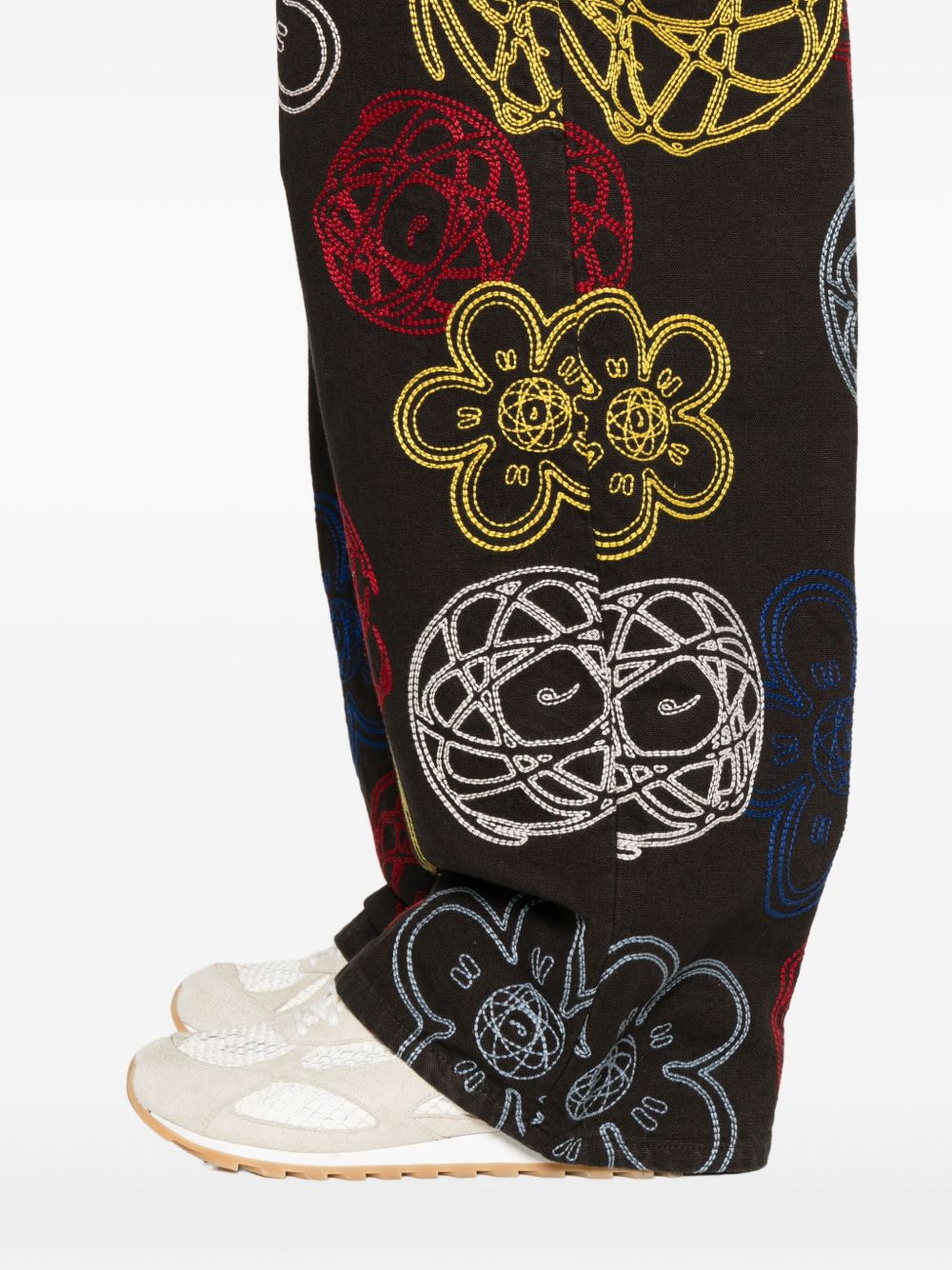 Kenzo Futura Men's Embroidered Cotton Trousers