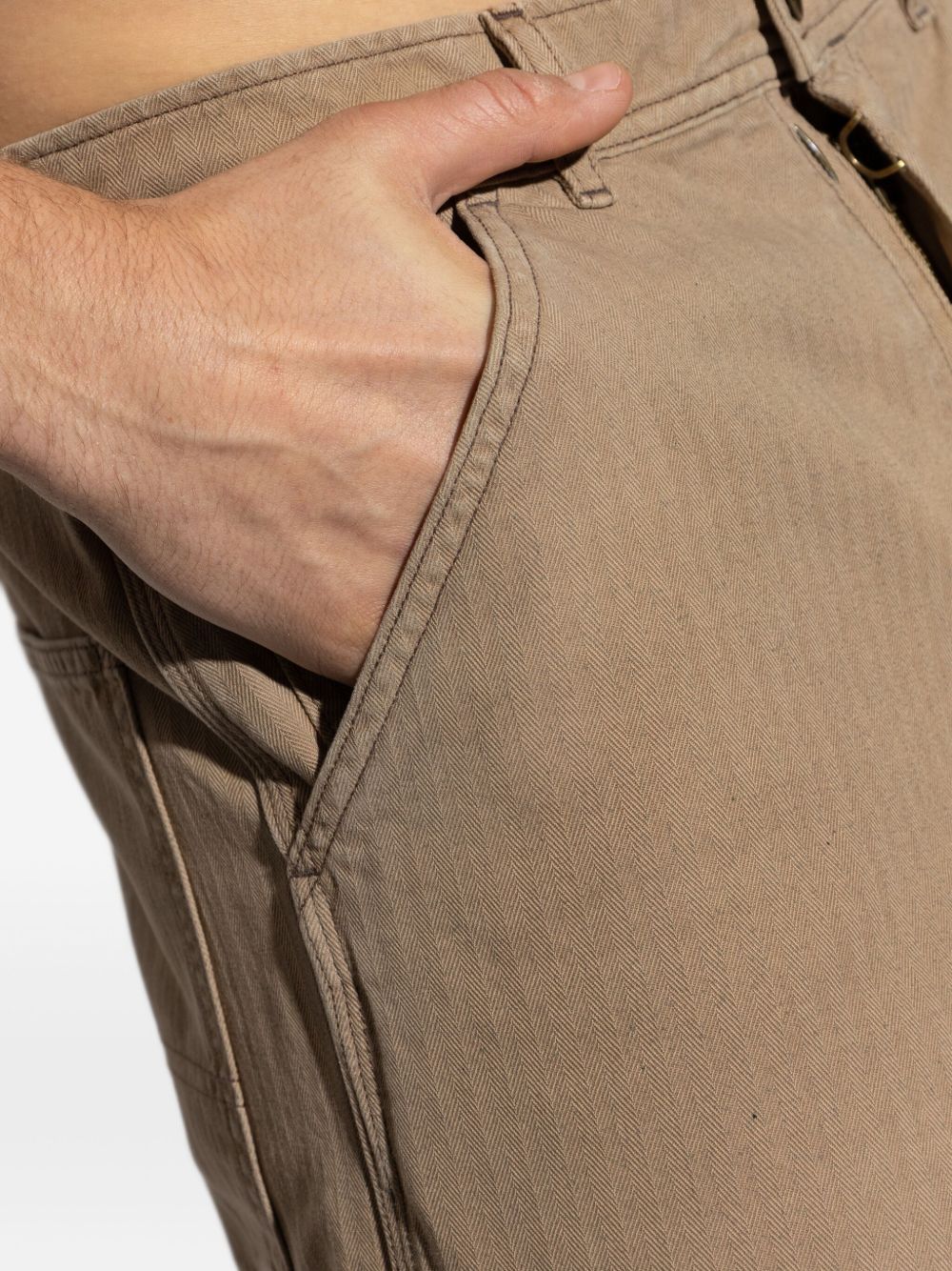Maison Margiela Men's Herringbone Trousers