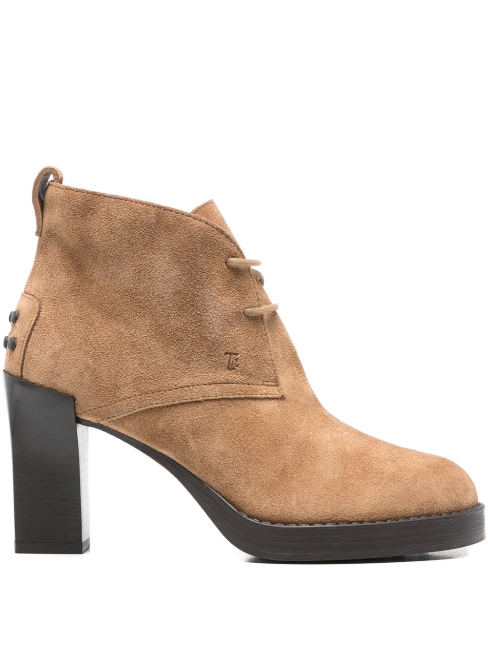 Tod's Women's Suede Lace-Up Ankle Boots