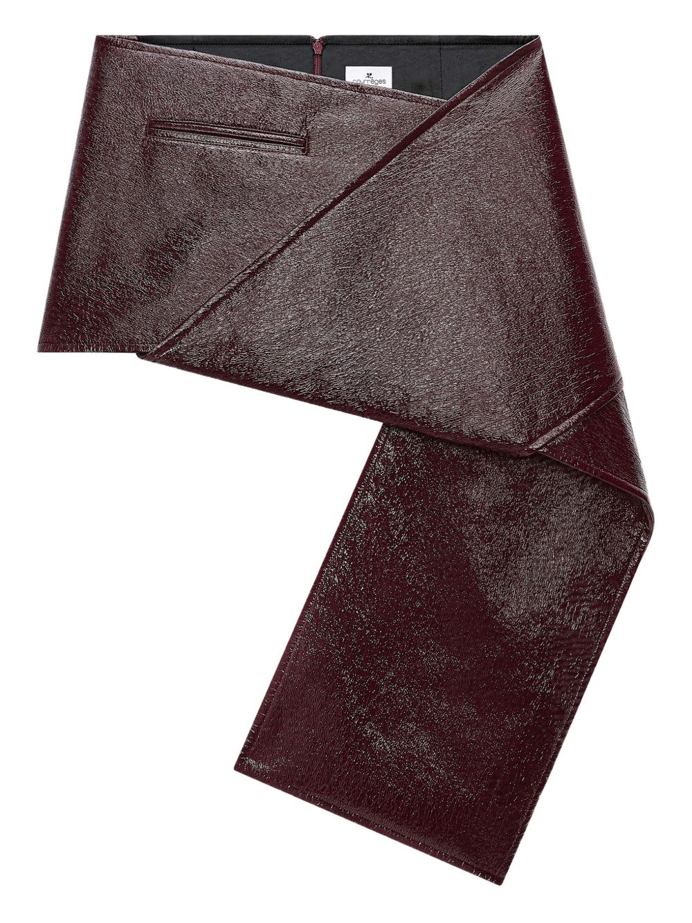 Courreges Women's Vinyl Mini Skirt